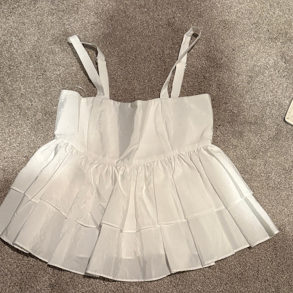 Cinq à Sept White Camisole Top